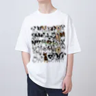 lily_dalmatianのWaiting dogs  オーバーサイズTシャツ