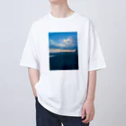 豊風本舗の九十九里浜　浜辺 オーバーサイズTシャツ