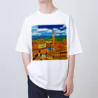GALLERY misutawoのイタリア シエナの街並み Oversized T-Shirt