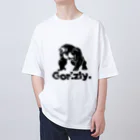 Gorizly OfficialのGorizly_ロゴ Big #001(White) オーバーサイズTシャツ