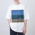でおきしりぼ子の実験室の夏の日ー海バージョン オーバーサイズTシャツ