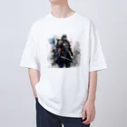 モア吉の西洋の武士 オーバーサイズTシャツ