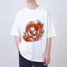 BENNY’S SHOPの九尾のお狐様 （背面） Oversized T-Shirt