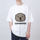 BISCUITのラッコのしおたん ENDANGERED オーバーサイズTシャツ