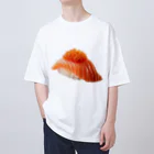 レコメンジャパン（Recommend-JAPAN）のLuxurious salmon roe sushi 「贅沢ないくらサーモン寿司」  オーバーサイズTシャツ