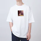 幸せアートワールドのふさふさうさぎ Oversized T-Shirt