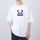 クリエイティブ・クリーチャーショップの蛍光ポップPANDA Oversized T-Shirt