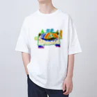 mamapayのふわふわくんと僕のオニ Oversized T-Shirt