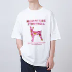 onehappinessのミニチュアピンシャー デイジー 2023　【One:Happiness】 オーバーサイズTシャツ