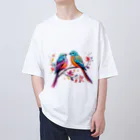 BunnyBloomのBirds in the Ramus Oversized T-Shirt