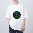 ﾈﾓﾌｨﾗのタツノオトシゴ 曼荼羅 Oversized T-Shirt