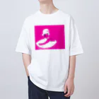 サブカルビジネスセンター尼崎の紫の柔肌 Oversized T-Shirt