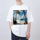 futoshijapaneseのカリフォルニア スタイル Oversized T-Shirt