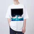 kota.の水面の蝶 オーバーサイズTシャツ