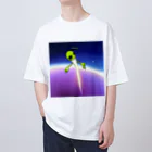 献血するドラキュラの宇宙人シリーズ オーバーサイズTシャツ