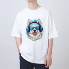 dogsdream8246の夏楽ハスキー Oversized T-Shirt