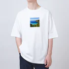 山田　太郎の海辺で　ゆったり　バカンス オーバーサイズTシャツ