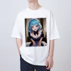 ペロペロ帝国購買部👑のメイドシキちゃん Oversized T-Shirt