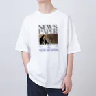 show.のNEWS PAPER Oversized T-Shirt