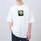 Junndyの竹パンダ Oversized T-Shirt