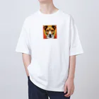 KURISANの可愛い犬です。 Oversized T-Shirt