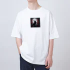 henohenomohejiadのドット絵のホラーなカラス Oversized T-Shirt