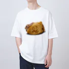 うさぎのうみちゃんねるショップの行楽のお供にお稲荷うさぎ-うさぎのうみ Oversized T-Shirt