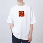 sagimoriの唐辛子アート オーバーサイズTシャツ