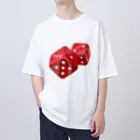 COOL&SIMPLEのRed Dice オーバーサイズTシャツ