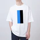 kazu_gの青と黒 オーバーサイズTシャツ