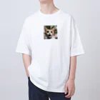 e-necoshopの驚愕する猫さん！ オーバーサイズTシャツ