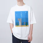 踏(ふみ)ちゃんのちんあにゃご(アメショ) Oversized T-Shirt