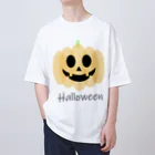 やし油のハロウィンかぼちゃ オーバーサイズTシャツ