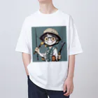 yuu1994 fishingのyuu1994の顔 Oversized T-Shirt