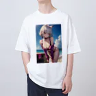 RGセクシーガールの猫耳ガール Oversized T-Shirt
