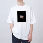 yusaki55maikingのアブストラクトタイポグラフィ Tシャツ Oversized T-Shirt