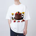 udのフルーツたっぷりチョコレートケーキ Oversized T-Shirt