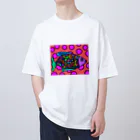 omusubiartのカラフルフィッシュ Oversized T-Shirt