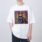 horoscope の招き猫 Oversized T-Shirt