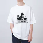  cat Holmesのdaily life at home Oversized T-Shirt