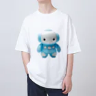 ファンタジックスクリブルのトールロボット オーバーサイズTシャツ