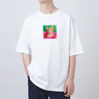 《Derekの絶賛工房中！》のイケイケ猫ちゃん Oversized T-Shirt