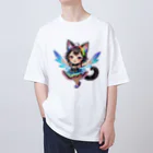 NexDreamの妖精のハロウィンフェス（黒猫2） オーバーサイズTシャツ