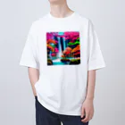 fujisan10の色彩滝 Oversized T-Shirt