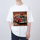 ビッグスマイルライフの消防車　cool Oversized T-Shirt