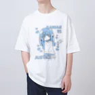 ライカのお店屋さんのKAWAII女の子（空色） Oversized T-Shirt
