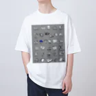 M.L.Merの山用品リスト！？グレー Oversized T-Shirt