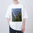 MMの黄色い春菊の花 オーバーサイズTシャツ