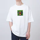 wonderful-lifeのピクセルで描かれたクールなワニ Oversized T-Shirt