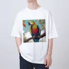 GOLAEのkarafurインコ オーバーサイズTシャツ